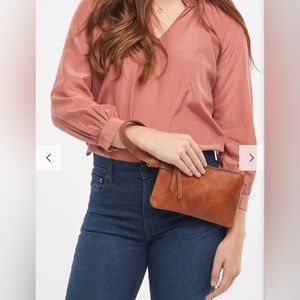 ABLE Rachel Wristlet. Leather. Color whiskey. *BRAND NEW!*